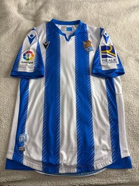 RARE Real Sociedad 2019-20 Home Macron Jersey
